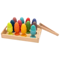 Настольная игра Baby Mix Montessori Egg Puzzle 1+/ Развитие photo 2