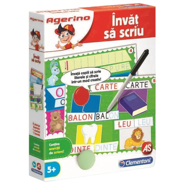 Joc educativ Agerino Learning to Write 5+/ Dezvoltare photo 1 Joc educativ Agerino Learning to Write 5+/ Dezvoltare photo 1