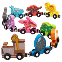 Joc educativ Baby Mix Montessori Train Dino 3+/ Dezvoltare