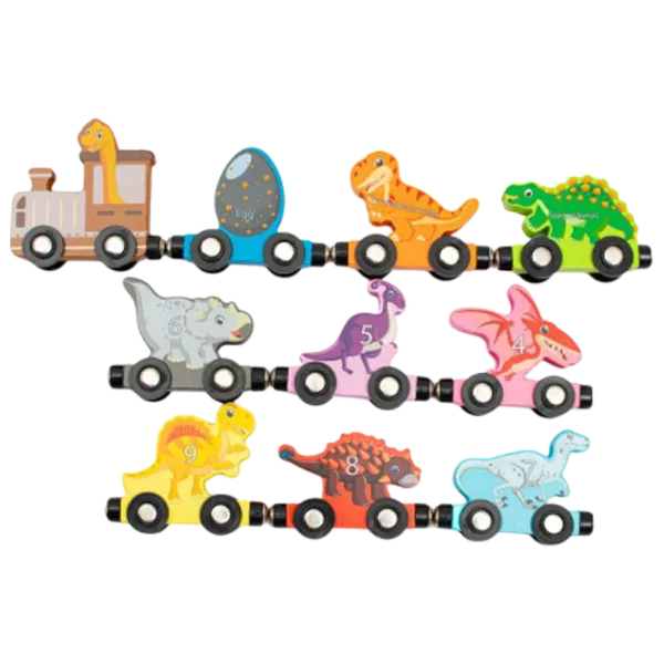 Joc educativ Baby Mix Montessori Train Dino 3+/ Dezvoltare photo 2