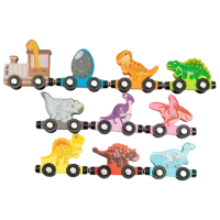Joc educativ Baby Mix Montessori Train Dino 3+/ Dezvoltare photo 2