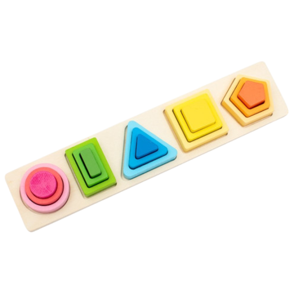 Joc educativ Baby Mix Montessori sorter colors and shapes 3+/ Dezvoltare photo 1