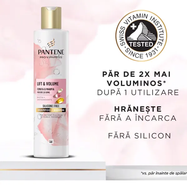 Șampon Pantene Lift & Volume 0.25l photo 3