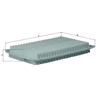 Filtru de aer Mahle LX 1612 MHL-LX 1612 photo 2