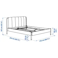 Pat Ikea Tallasen/Lindbaden 160 x 200 cm / Metal / Green photo 9