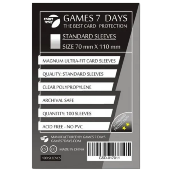 Настольная игра Games 7 Days Magnum Ultra-Fit 6+/ Протекторы для карт photo 1