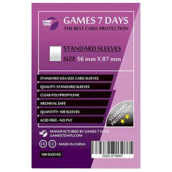 Настольная игра Games 7 Days Standard USA 6+/ Протекторы для карт photo 1