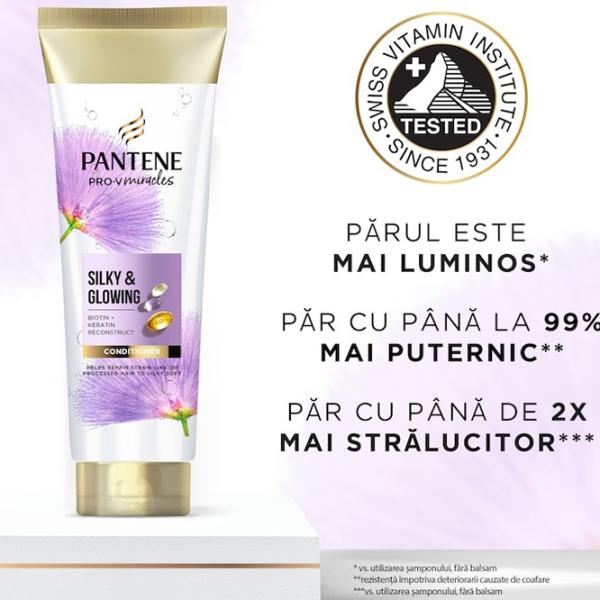 Бальзам Pantene Silky & Glowing 0.16л photo 4