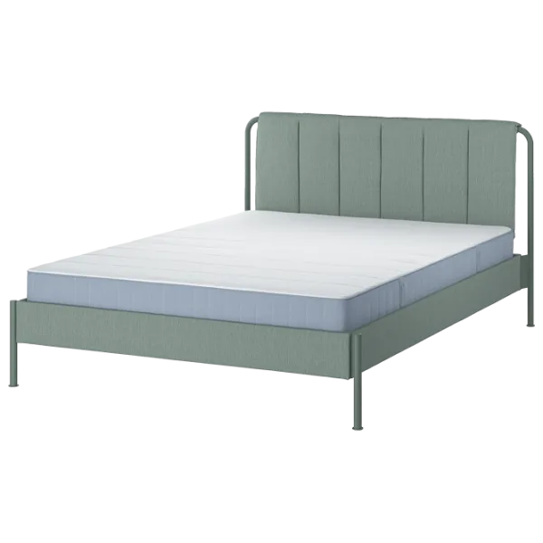 Кровать Ikea Tallasen Valevag 160 x 200 см / Металл / Зеленый photo 1
