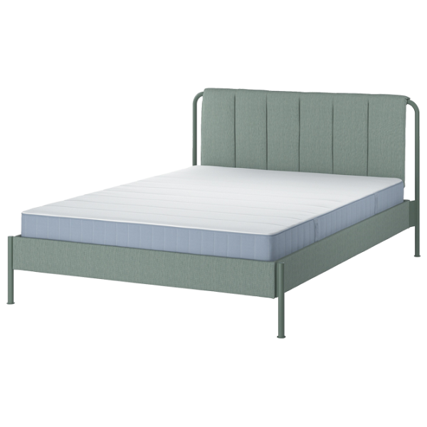 Кровать Ikea Tallasen Valevag 160 x 200 см / Металл / Зеленый photo 1