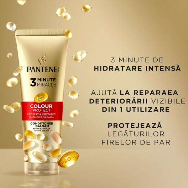 Balsam Pantene Color Protect 3 Minute Miracle 0.22l photo 2 Balsam Pantene Color Protect 3 Minute Miracle 0.22l photo 2