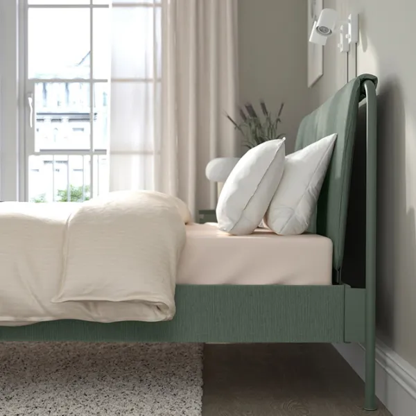 Кровать Ikea Tallasen/Vesteroy Extra 140 x 200 см / Металл / Зеленый photo 4 Кровать Ikea Tallasen/Vesteroy Extra 140 x 200 см / Металл / Зеленый photo 4