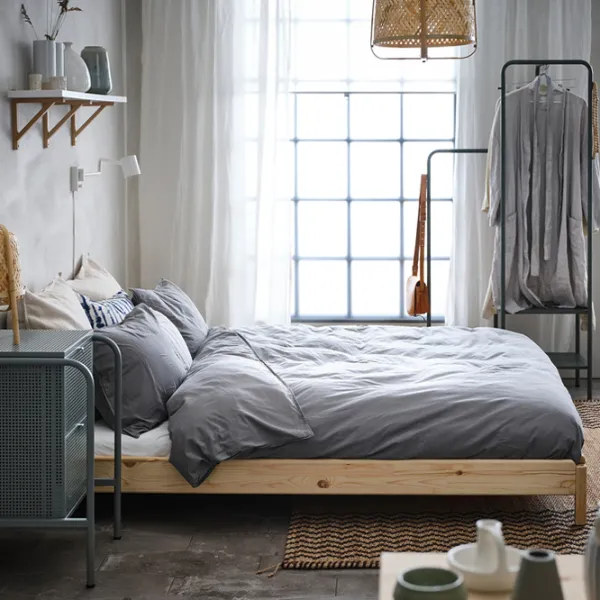 Кровать Ikea Utaker Afjall 2 80 x 200 cm / Массив / Wood photo 8