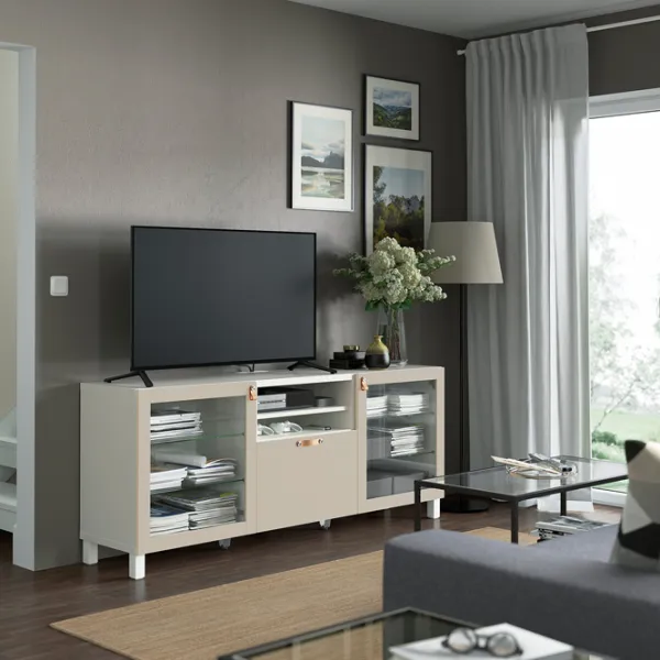 Тумба под телевизор Ikea Besta 74 x 180 x 42см / ДСП photo 2 Тумба под телевизор Ikea Besta 74 x 180 x 42см / ДСП photo 2