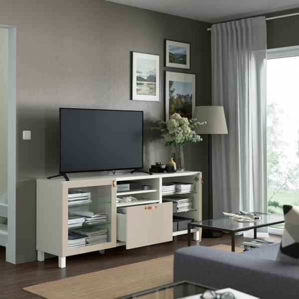 Тумба под телевизор Ikea Besta 74 x 180 x 42см / ДСП photo 3 Тумба под телевизор Ikea Besta 74 x 180 x 42см / ДСП photo 3