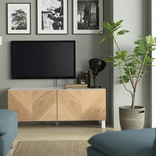 Comodă TV Ikea Besta 48 x 120 x 42 / MDF photo 3 Comodă TV Ikea Besta 48 x 120 x 42 / MDF photo 3