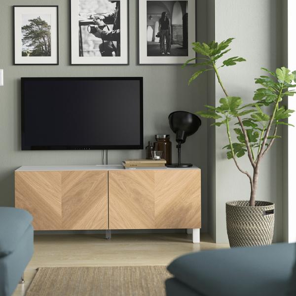 Comodă TV Ikea Besta 48 x 120 x 42 / MDF photo 3 Comodă TV Ikea Besta 48 x 120 x 42 / MDF photo 3
