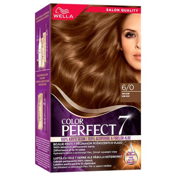 Краска для волос Wella Color Perfect Код цвета: 6/0, 0.135л photo 1 Краска для волос Wella Color Perfect Код цвета: 6/0, 0.135л photo 1