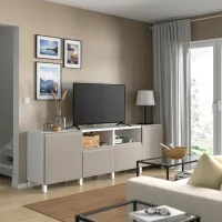 Тумба под телевизор Ikea Besta 74 x 240 x 42см / МДФ photo 3