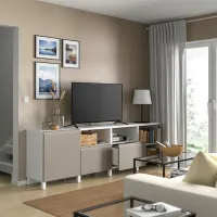 Тумба под телевизор Ikea Besta 74 x 240 x 42см / МДФ photo 4