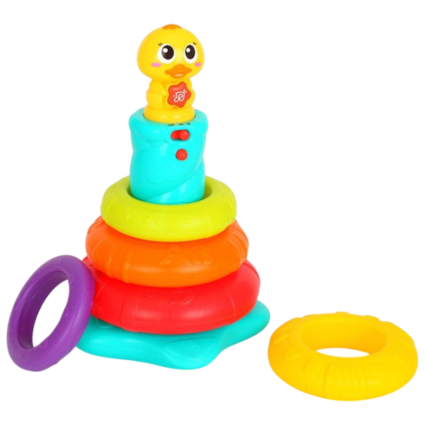 Развивающий набор Hola Toys Little Rainbow Duck Stacking Toy 0.6+/ Развитие photo 2 Развивающий набор Hola Toys Little Rainbow Duck Stacking Toy 0.6+/ Развитие photo 2
