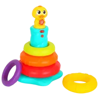 Развивающий набор Hola Toys Little Rainbow Duck Stacking Toy 0.6+/ Развитие photo 2