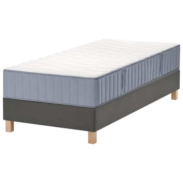 Кровать Ikea Lyngor/Valevag/Burfjord Extra 90 x 200 см / Массив / Черный photo 1 Кровать Ikea Lyngor/Valevag/Burfjord Extra 90 x 200 см / Массив / Черный photo 1