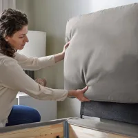 Кровать Ikea Sagesund/Luroy 140 x 200 см / Шпон / Коричневый photo 6