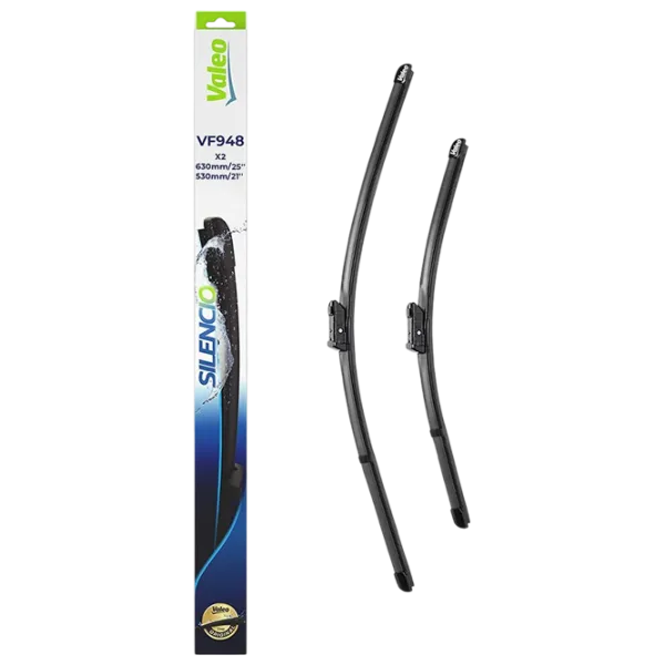 Ștergător parbriz Față Jetour 2014 - 2024 (Silencio Flat VF376) Valeo / 24" + 19" / 600 mm + 480 mm photo 2 Ștergător parbriz Față Jetour 2014 - 2024 (Silencio Flat VF376) Valeo / 24" + 19" / 600 mm + 480 mm photo 2