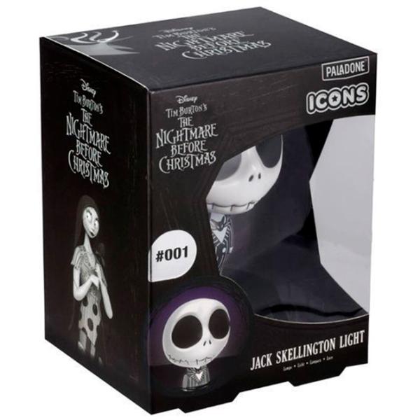 Lampă de masă fan Paladone Jack Skellington Icon Light Black photo 5