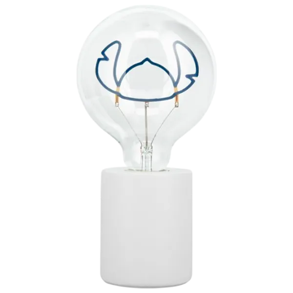 Настольная лампа фан Paladone Stitch LED Neon Bulb Белый photo 1