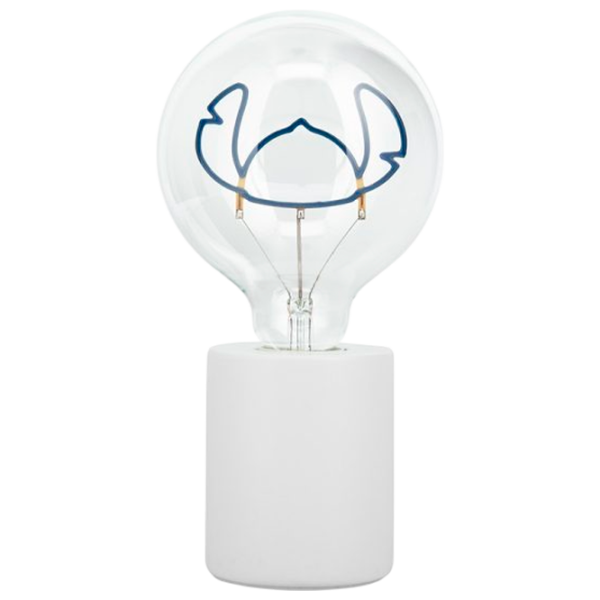 Настольная лампа фан Paladone Stitch LED Neon Bulb Белый photo 1