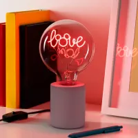 Lampă de masă fan Paladone Mickey LED Neon Bulb White photo 4