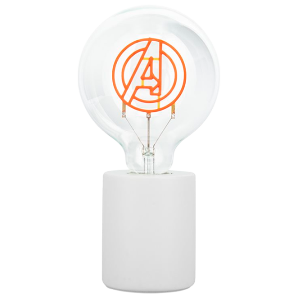 Настольная лампа фан Paladone Avengers LED Neon Bulb Белый photo 1