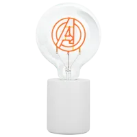 Lampă de masă fan Paladone Avengers LED Neon Bulb White