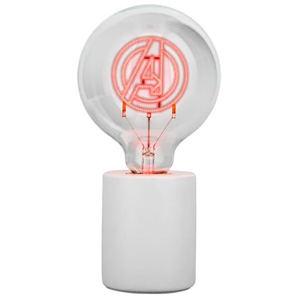 Настольная лампа фан Paladone Avengers LED Neon Bulb Белый photo 2