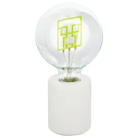 Lampă de masă fan Paladone Creeper LED Neon Bulb White photo 2