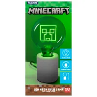 Lampă de masă fan Paladone Creeper LED Neon Bulb White photo 6