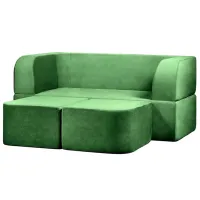 Canapea Edka Vega (01237400) Stofă / Green photo 3