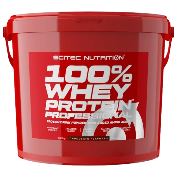 Proteină Scitec Nutrition 100% Whey Protein Professional 5000 g () praf / Ciocolată, prăjituri cu frișcă photo 1 Proteină Scitec Nutrition 100% Whey Protein Professional 5000 g () praf / Ciocolată, prăjituri cu frișcă photo 1