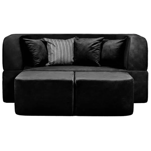 Canapea Edka Vega (01237400) Stofă / Black photo 1