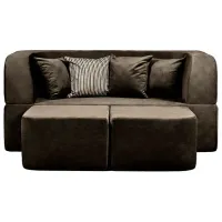 Canapea Edka Vega (01237399) Stofă / Dark Brown