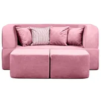 Canapea Edka Vega (01237399) Stofă / Pink