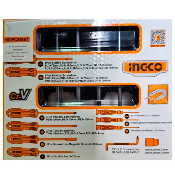 Набор отвёрток INGCO HKSD10028 Количество в наборе: 100 photo 6 Набор отвёрток INGCO HKSD10028 Количество в наборе: 100 photo 6
