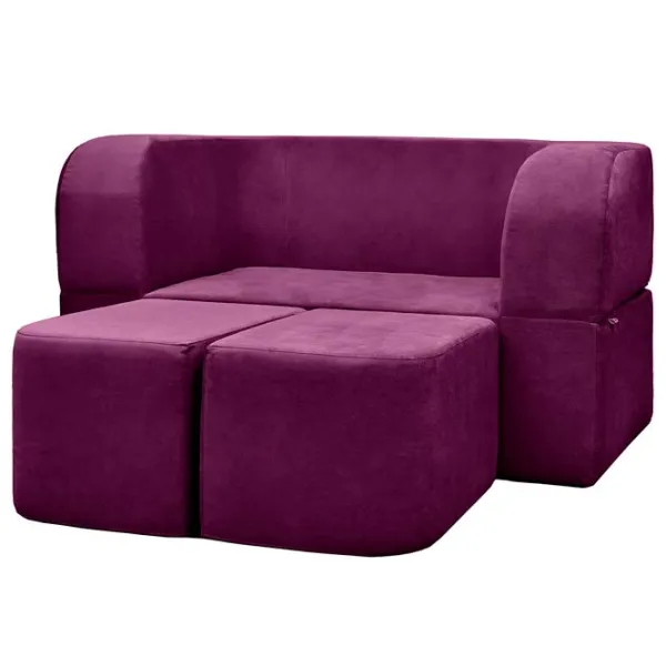 Canapea Edka Vega (01237394) Stofă / Dark Purple photo 2