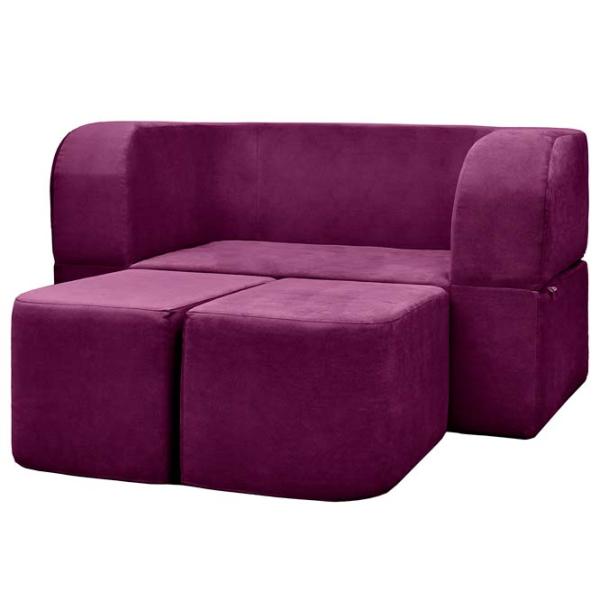 Canapea Edka Vega (01237394) Stofă / Dark Purple photo 2