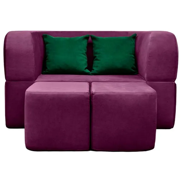Canapea Edka Vega (01237394) Stofă / Dark Purple photo 3