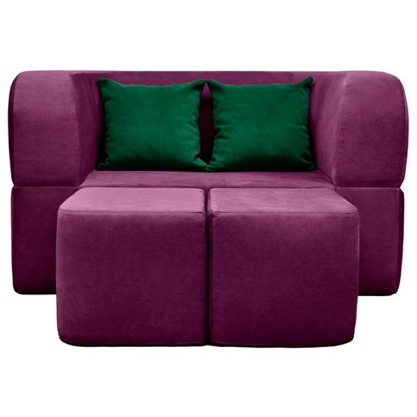 Canapea Edka Vega (01237394) Stofă / Dark Purple photo 3