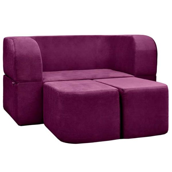 Canapea Edka Vega (01237394) Stofă / Dark Purple photo 4