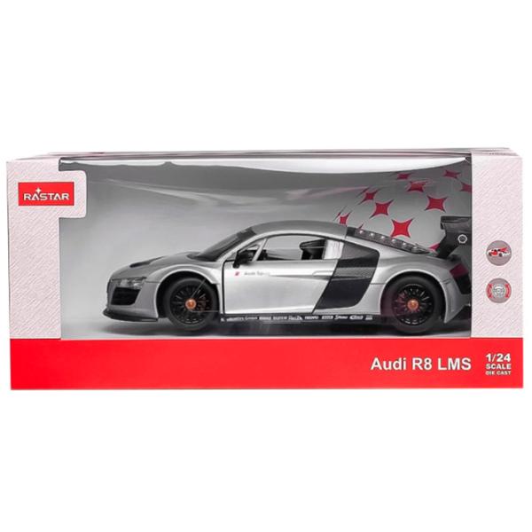 Mașină Rastar Audi R8 60582  / / Red Argintiu  photo 6
